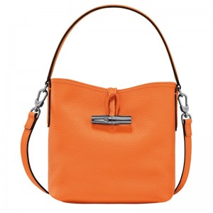 Bolsa Balde Longchamp Roseau Essential XS Feminino Laranja | 8547-PYXGV