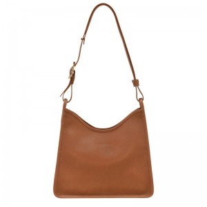 Bolsa Hobo Longchamp Le Foulonné M Feminino Marrom | 7469-YWRZI