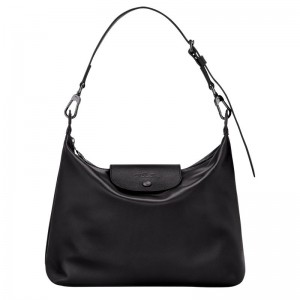 Bolsa Hobo Longchamp Le Pliage Xtra M Feminino Pretas | 5631-NXVLI