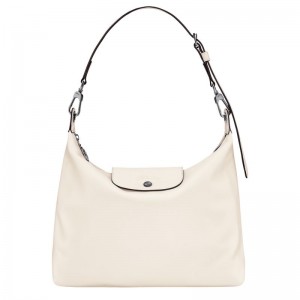 Bolsa Hobo Longchamp Le Pliage Xtra M Feminino Branco | 9736-TZVUW