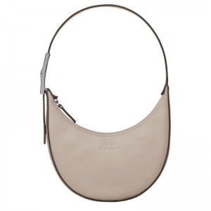 Bolsa Hobo Longchamp Roseau Essential S Feminino Cinzentas | 0614-ABKFX