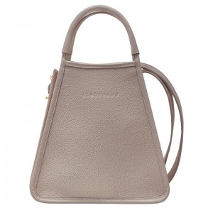 Bolsa de Mão Longchamp Le Foulonné S Feminino Cinzentas | 4193-AUBYF