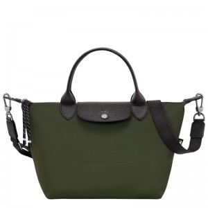 Bolsa de Mão Longchamp Le Pliage Energy S Feminino Caqui | 5984-BMVDA