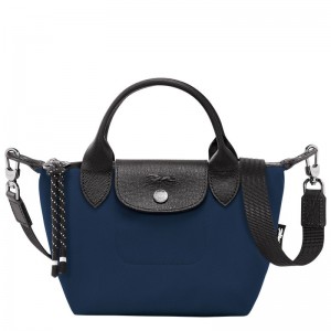 Bolsa de Mão Longchamp Le Pliage Energy XS Feminino Azul Marinho | 2609-FCOBH