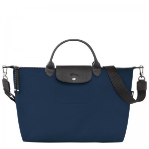 Bolsa de Mão Longchamp Le Pliage Energy XL Feminino Azul Marinho | 7120-KJMVC