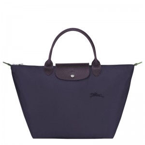 Bolsa de Mão Longchamp Le Pliage Green M Feminino Azul Marinho | 5083-LXEPR