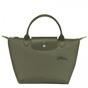 Bolsa de Mão Longchamp Le Pliage Green S Feminino Verde Oliva | 0423-DNQLC