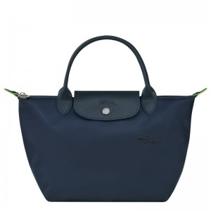 Bolsa de Mão Longchamp Le Pliage Green S Feminino Azul Marinho | 0943-DALQW