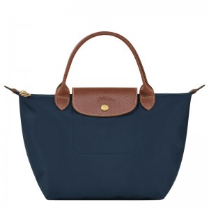 Bolsa de Mão Longchamp Le Pliage Original S Feminino Azul Marinho | 2678-DTOUA