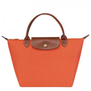 Bolsa de Mão Longchamp Le Pliage Original S Feminino Laranja | 9387-ZYRDO