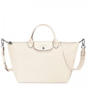 Bolsa de Mão Longchamp Le Pliage Xtra L Feminino Branco | 2418-AFTYM