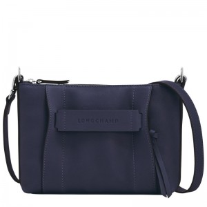 Bolsas Crossbody Longchamp 3D S Feminino Azul Marinho | 0478-PGHCO