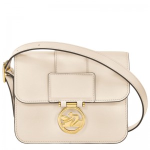 Bolsas Crossbody Longchamp Box-Trot S Feminino Branco | 4087-BDMRI