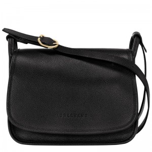 Bolsas Crossbody Longchamp Le Foulonné M Feminino Pretas | 0594-QZDBU