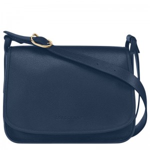 Bolsas Crossbody Longchamp Le Foulonné M Feminino Azul Marinho | 8236-VXLAU