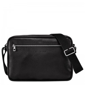 Bolsas Crossbody Longchamp Le Foulonné M Masculino Pretas | 3809-IVHZX