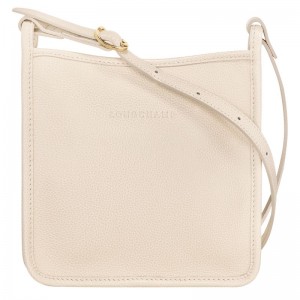 Bolsas Crossbody Longchamp Le Foulonné S Feminino Branco | 9042-ICFQM