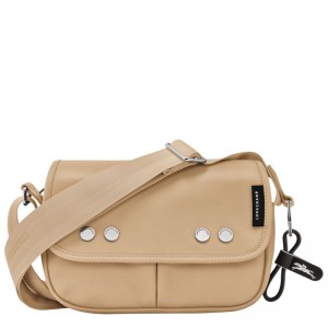 Bolsas Crossbody Longchamp Très Paris S Feminino Bege | 6543-AXWVR