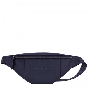 Bolsas De Cintura Longchamp 3D S Feminino Azul Marinho | 2045-NUECY