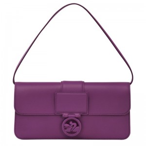 Bolsas De Ombro Longchamp Box-Trot M Feminino Roxo | 8625-FGLPA