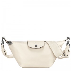 Bolsas De Ombro Longchamp Le Pliage Xtra XS Feminino Branco | 5142-ZURJF