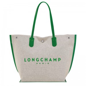 Bolsas Tote Longchamp Essential L Feminino Verdes | 1674-ROIYS