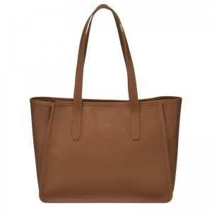 Bolsas Tote Longchamp Le Foulonné L Feminino Marrom | 6320-GUHRS