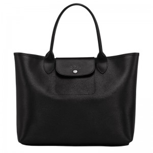 Bolsas Tote Longchamp Le Pliage City L Feminino Pretas | 4270-HXROF