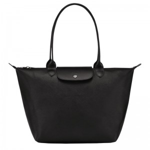 Bolsas Tote Longchamp Le Pliage City L Feminino Pretas | 0957-CNEHZ