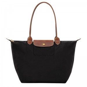 Bolsas Tote Longchamp Le Pliage Original L Feminino Pretas | 9342-JSTEW