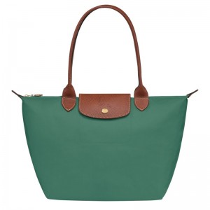 Bolsas Tote Longchamp Le Pliage Original M Feminino Verde Oliva | 2169-KYNXH