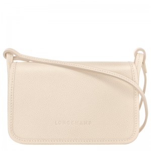 Clutch Longchamp Le Foulonné XS Feminino Branco | 1275-DVAHW