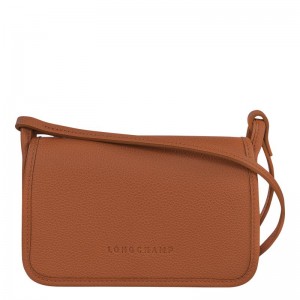 Clutch Longchamp Le Foulonné XS Feminino Marrom | 9815-PCQDA