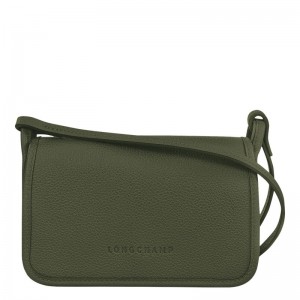 Clutch Longchamp Le Foulonné XS Feminino Caqui | 7125-TLCOZ