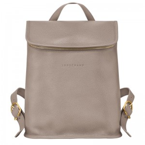 Mochilas Longchamp Le Foulonné Feminino Cinzentas | 5169-PZLVA