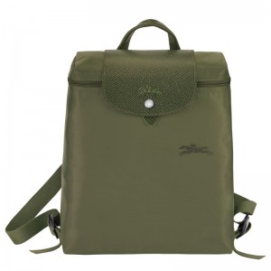 Mochilas Longchamp Le Pliage Green M Feminino Verdes | 1037-QZOWF