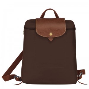 Mochilas Longchamp Le Pliage Original M Feminino Chocolate | 3826-FTYBO