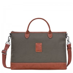 Pasta Longchamp Boxford S Feminino Marrom | 8213-ITHCX