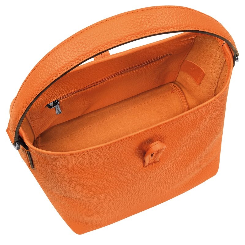 Bolsa Balde Longchamp Roseau Essential XS Feminino Laranja | 8547-PYXGV