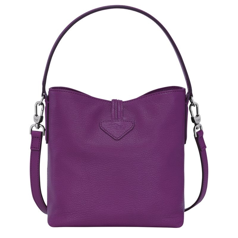 Bolsa Balde Longchamp Roseau XS Feminino Roxo | 3618-NMDJR