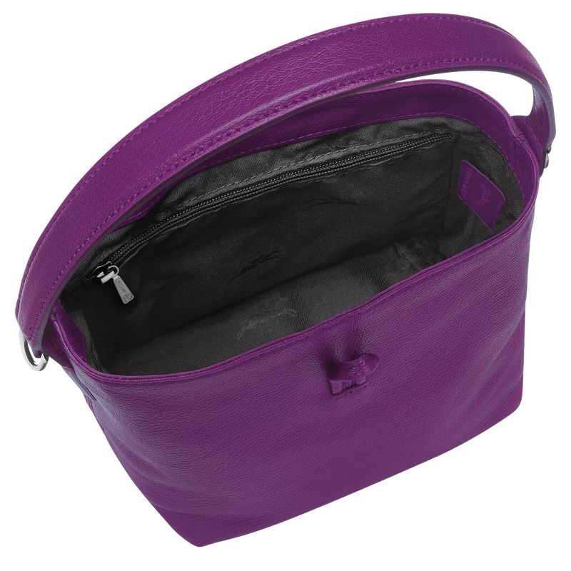 Bolsa Balde Longchamp Roseau XS Feminino Roxo | 3618-NMDJR