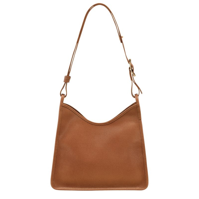 Bolsa Hobo Longchamp Le Foulonné M Feminino Marrom | 7469-YWRZI