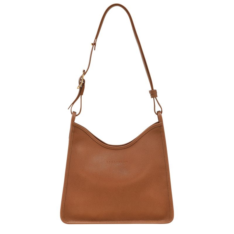 Bolsa Hobo Longchamp Le Foulonné M Feminino Marrom | 7469-YWRZI