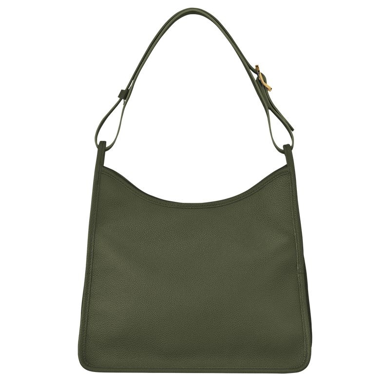 Bolsa Hobo Longchamp Le Foulonné M Feminino Caqui | 2764-HLUFE