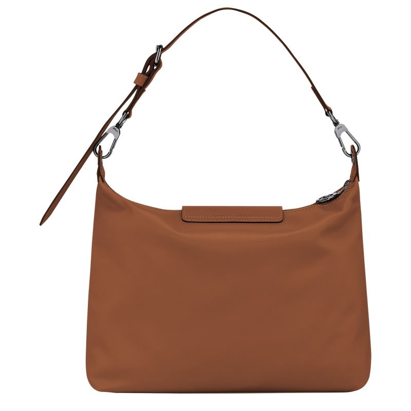 Bolsa Hobo Longchamp Le Pliage Xtra M Feminino Marrom | 9308-BVJPK