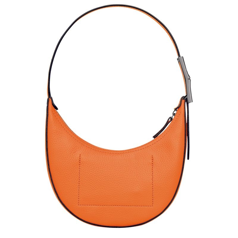 Bolsa Hobo Longchamp Roseau Essential S Feminino Laranja | 9065-OFZEL