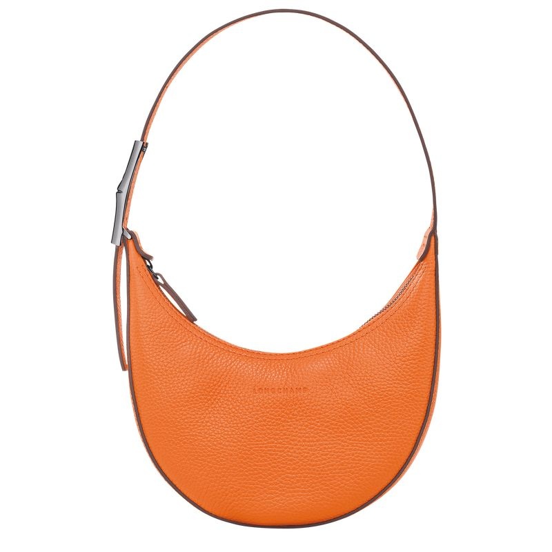 Bolsa Hobo Longchamp Roseau Essential S Feminino Laranja | 9065-OFZEL