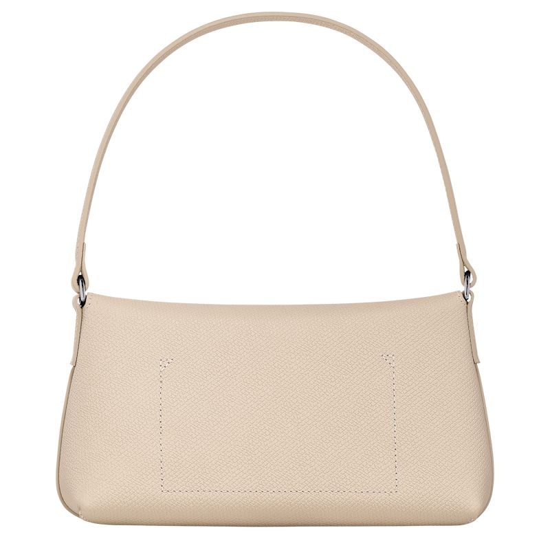 Bolsa Hobo Longchamp Roseau S Feminino Branco | 6412-VTIQJ