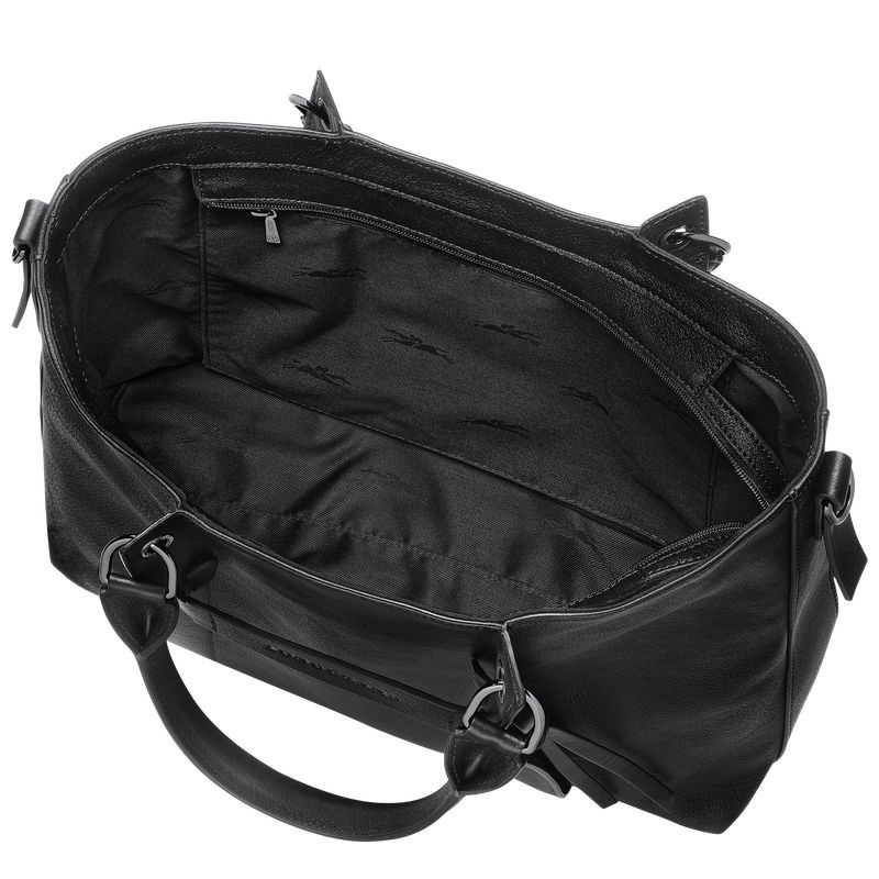 Bolsa de Mão Longchamp 3D L Feminino Pretas | 9153-IWLQC