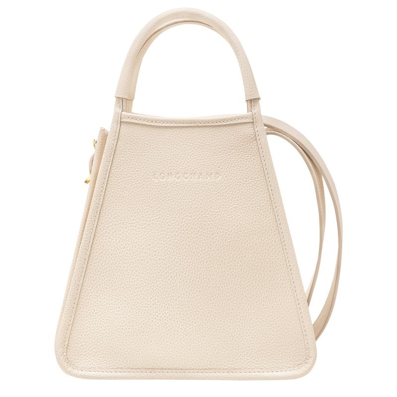 Bolsa de Mão Longchamp Le Foulonné S Feminino Branco | 8256-ZJNCK